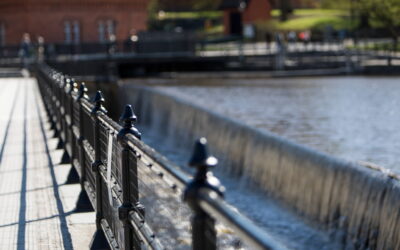 Staket från Järn i Offentlig Miljö vid Svartån i Västerås