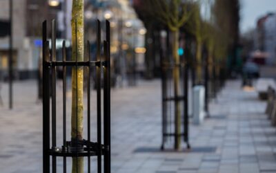 Stamskydd från Järn i Offentlig Miljö vid drottningtorget