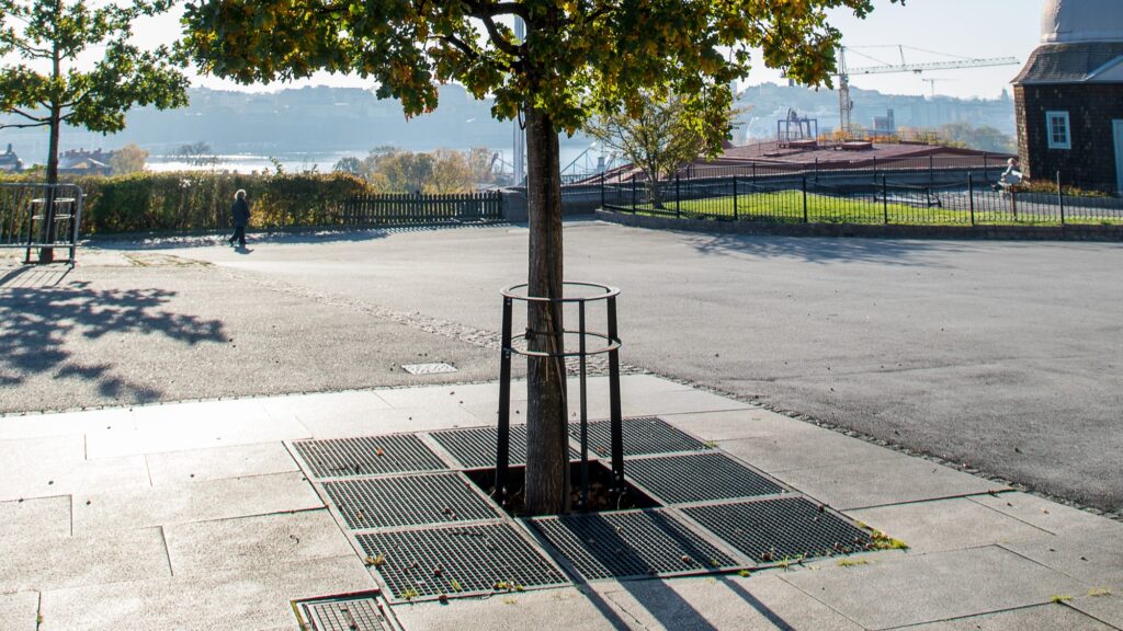 Stamskydd Illusion från Järn i Offentlig Miljö