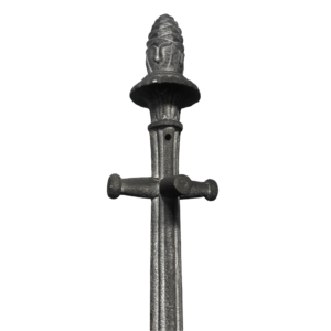 Häng tvätt med tvättlinestolpe i gjutjärn