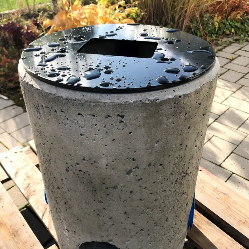 Fundament laddstolpe