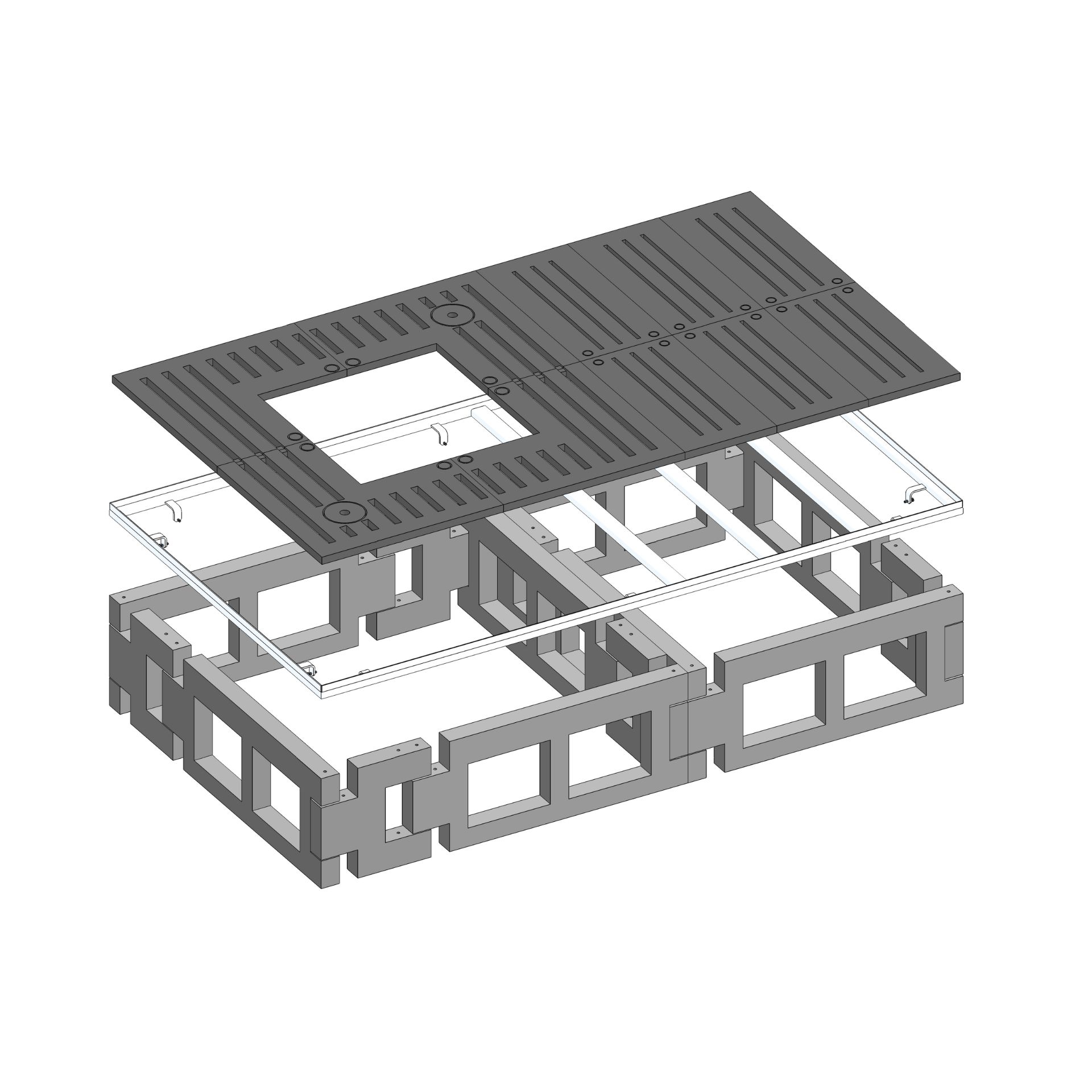 Trädgropsfundament rektangulära - Bild 2