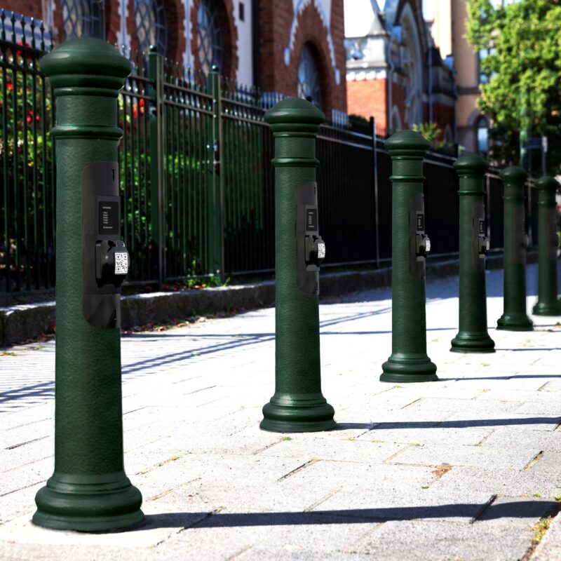 Laddstolpe Manchester