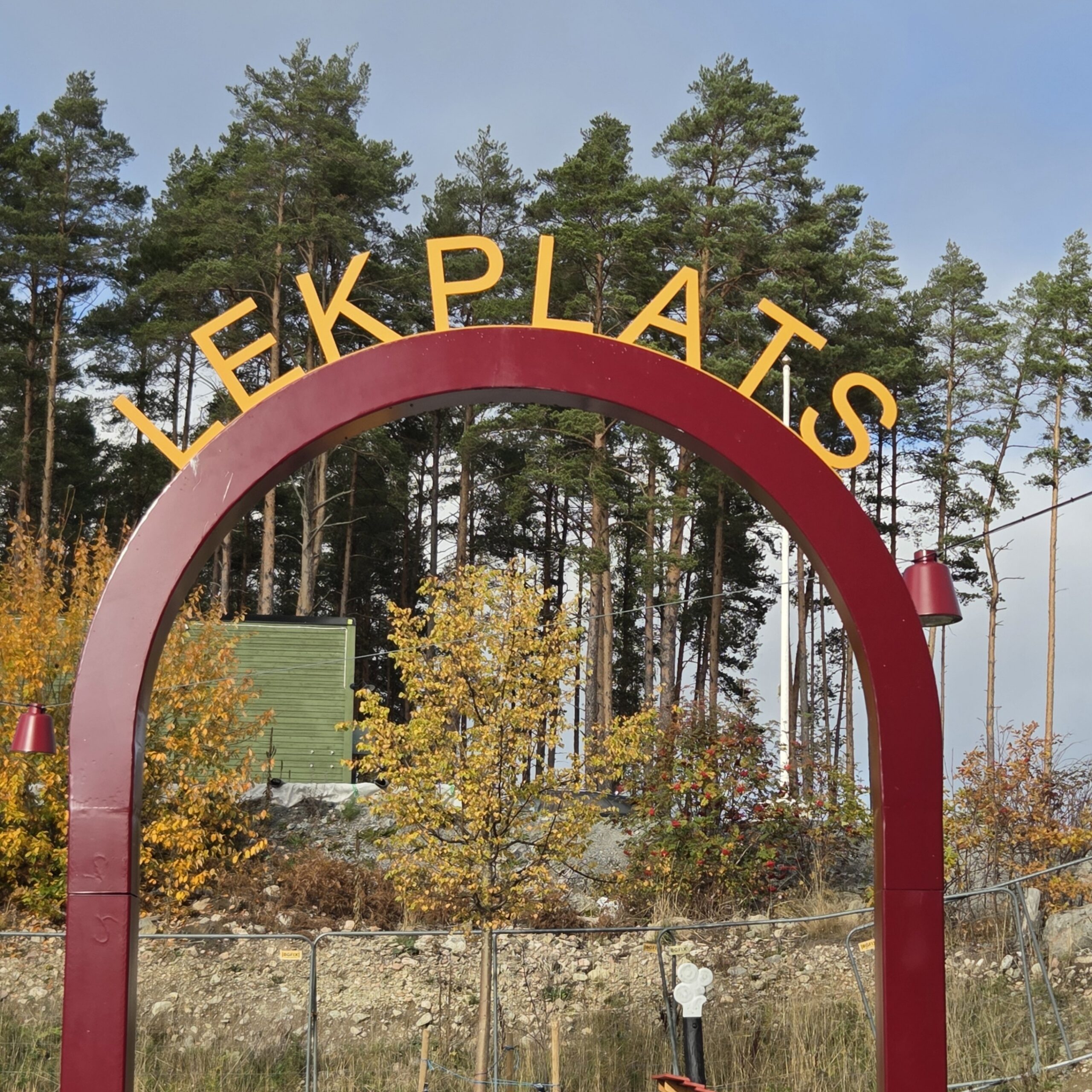 Skylt från Järn i Offentlig Miljö