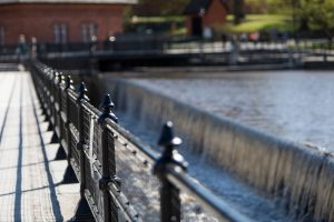 Staket från Järn i Offentlig Miljö vid Svartån i Västerås